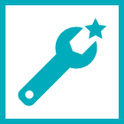 Trade wrench icon